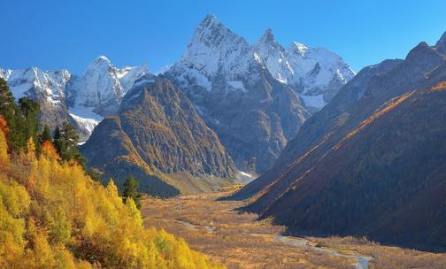 Домбай в августе фото