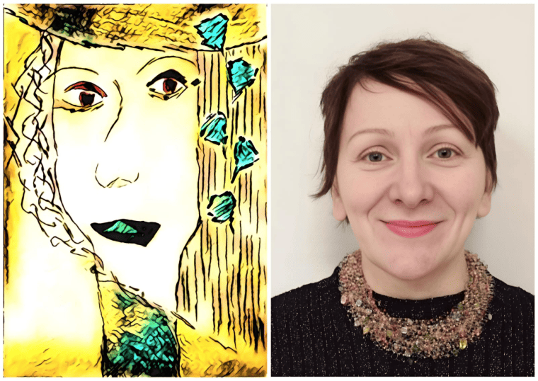 Картина "Арфа в изумрудах"