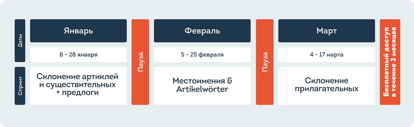 Грамматический курс А2-В2 Система немецких падежей | lingua franconia -  онлайн-школа немецкого языка