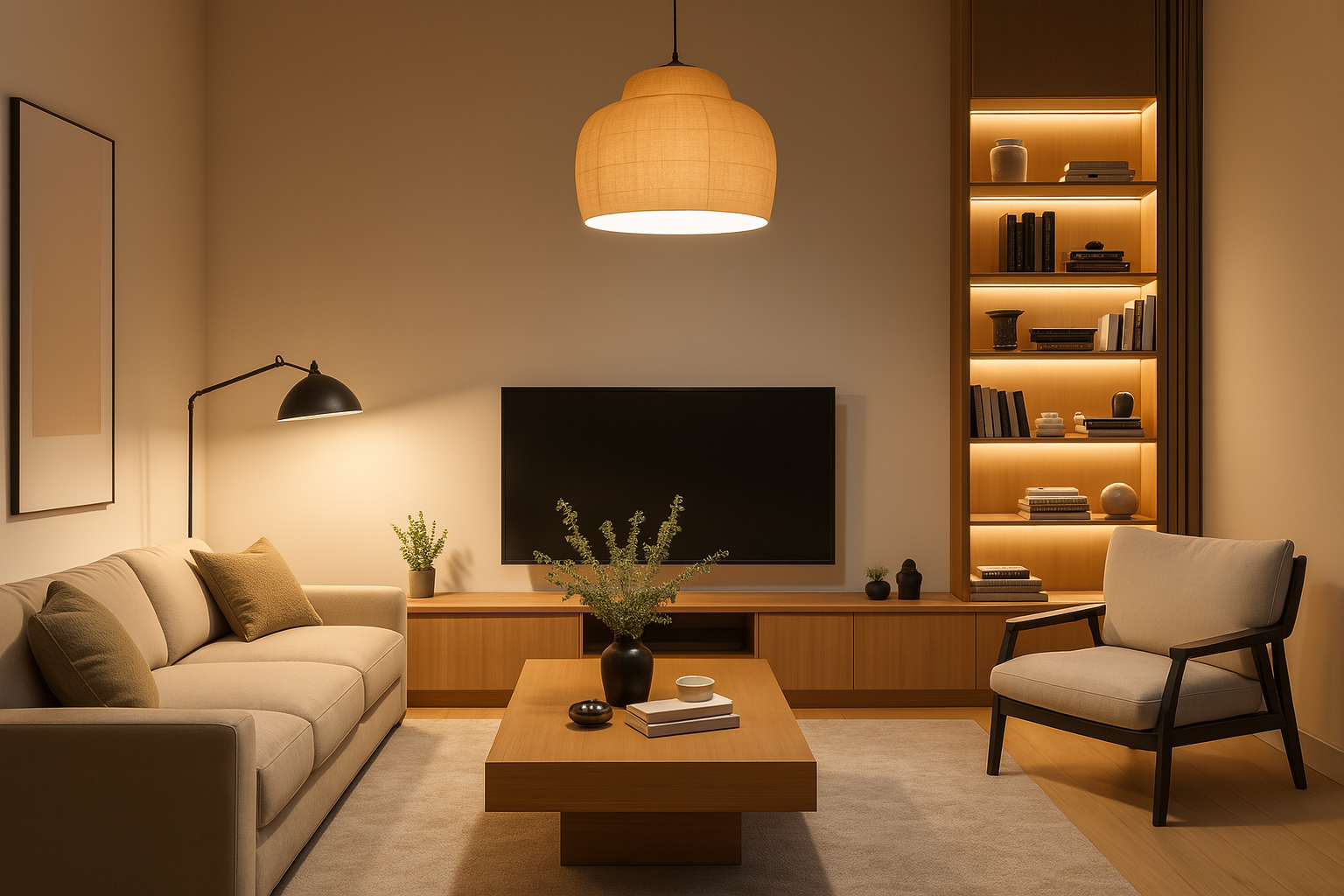 Photo by https://pride-mebel.ru/blog/2025/07/29/svetovye-stsenarii-v-interere-osnovy-mnogourovnevogo-osveshheniya/