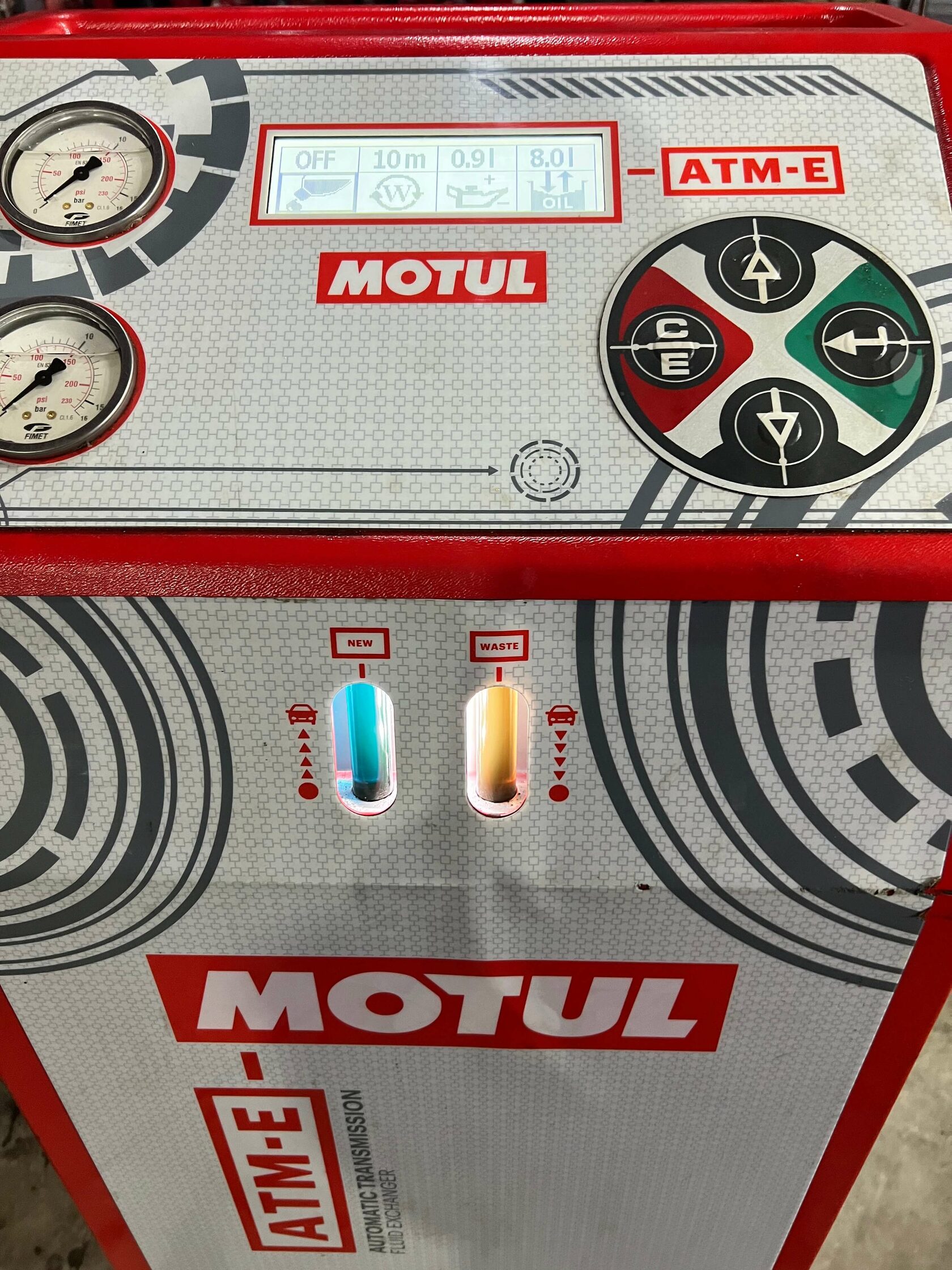 Процесс аппаратного замещения масла