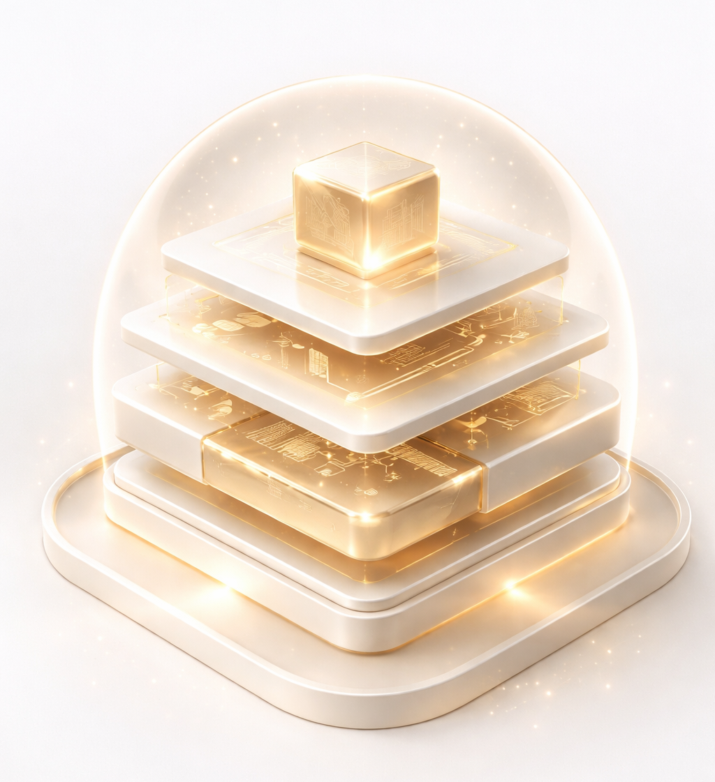 Многослойная структура проекта под защитной оболочкой — предсказуемый результат работы БЮРО 77/12 Дарьи Степановой