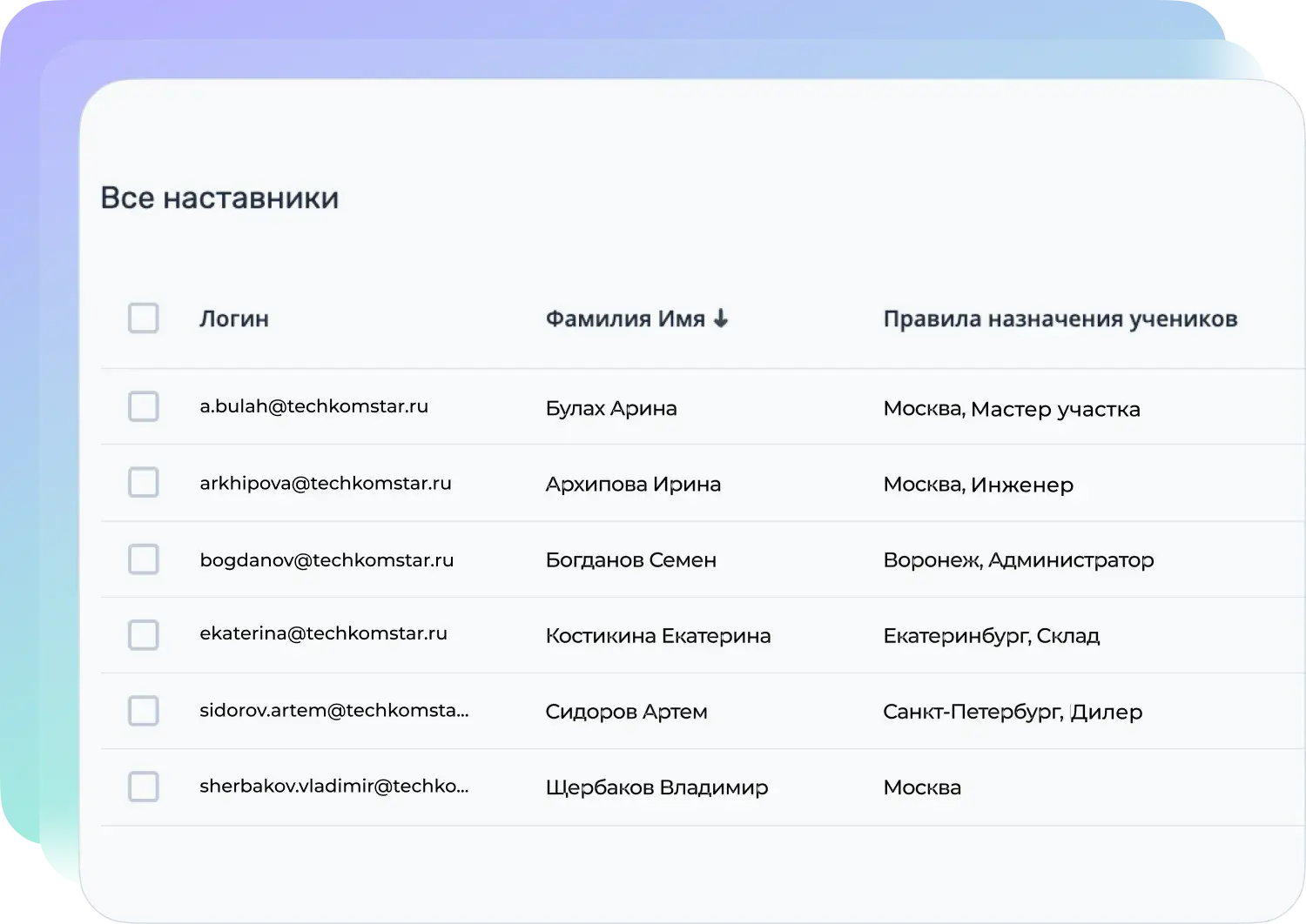 Наставничество на платформе Teachbase