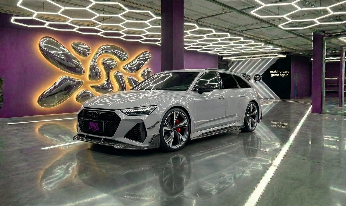 Audi RS6 Avant после детейлинг полировки
