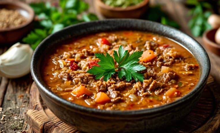 харчо с курицей и рисом
