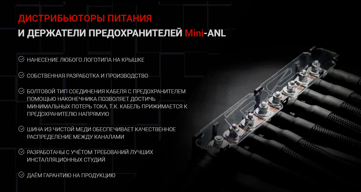 Держатель предохранителя mini anl