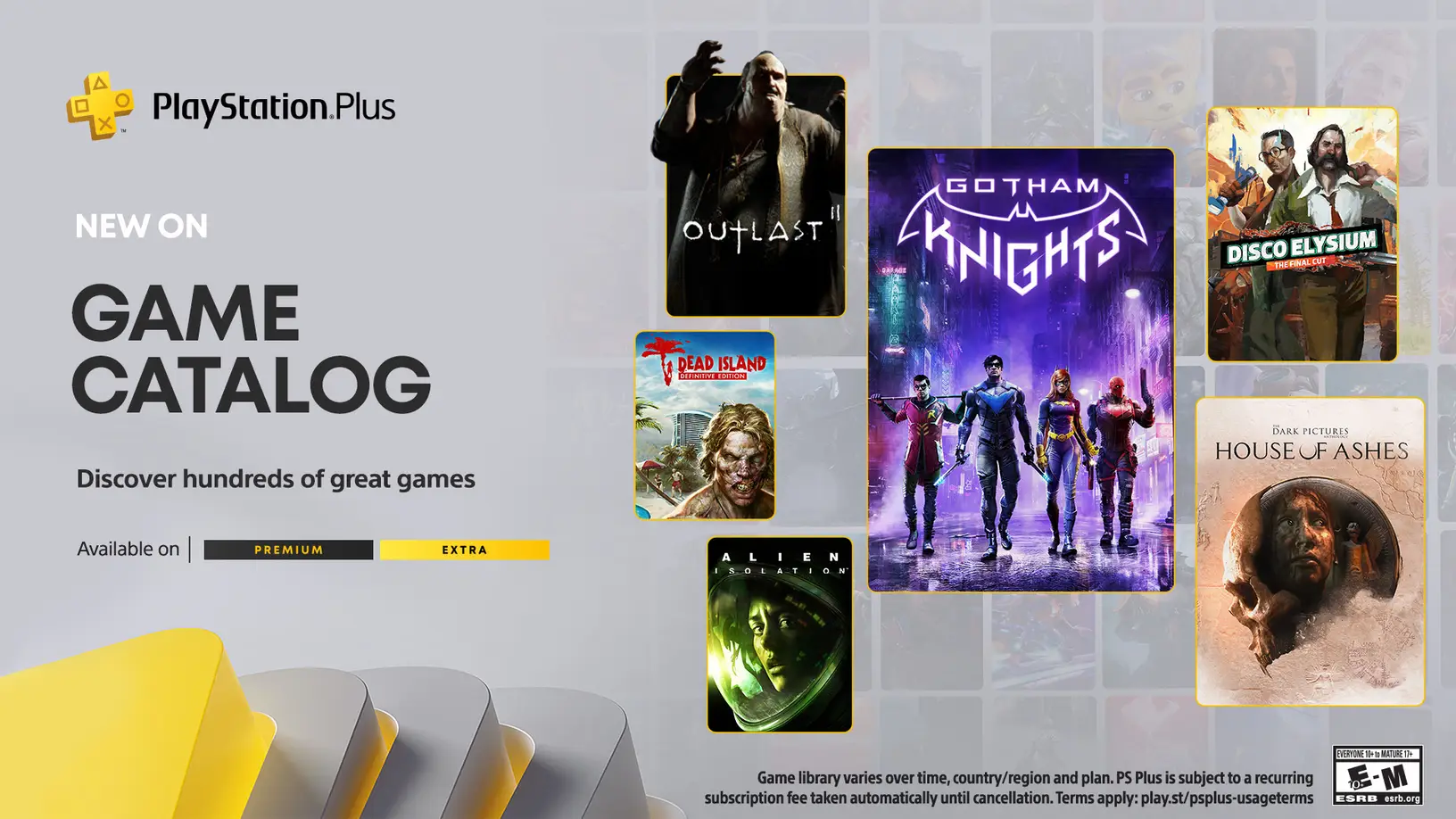 Каталог игр PlayStation Plus на октябрь: Gotham Knights, Disco Elysium: The  Final Cut, The Dark Pictures Anthology: House of Ashes.