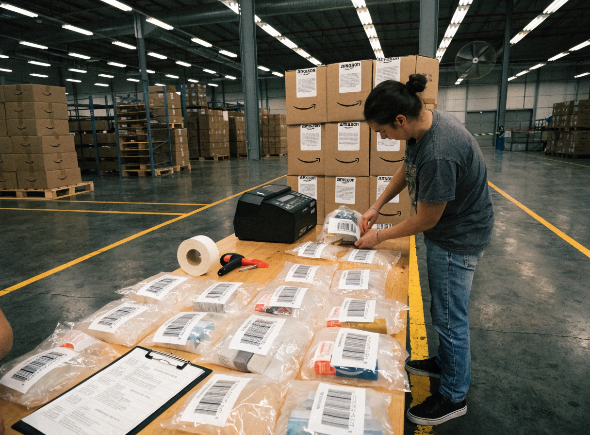 Amazon FBA warehouse delivery and prep in the US