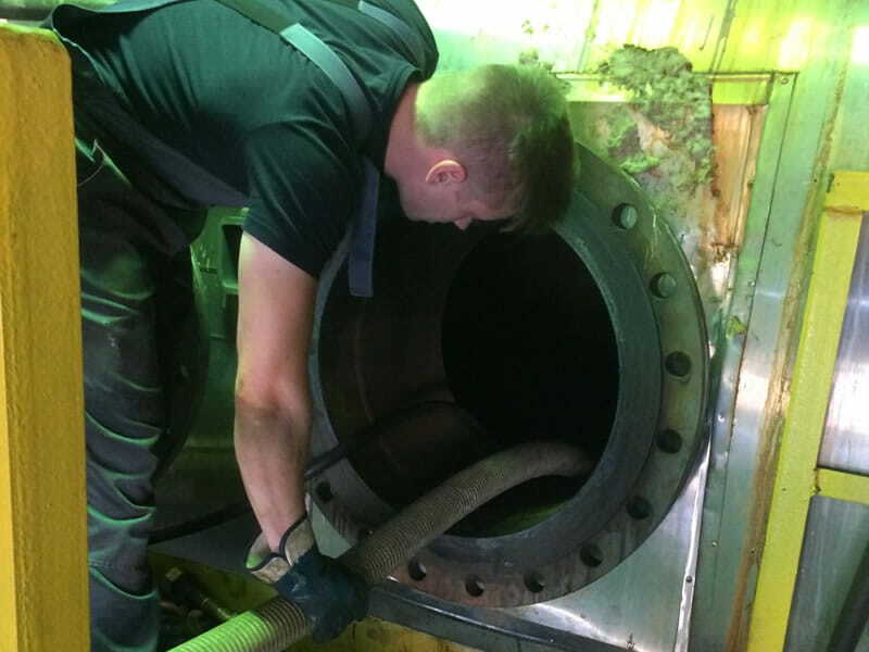 Прочистка промышленного оборудования