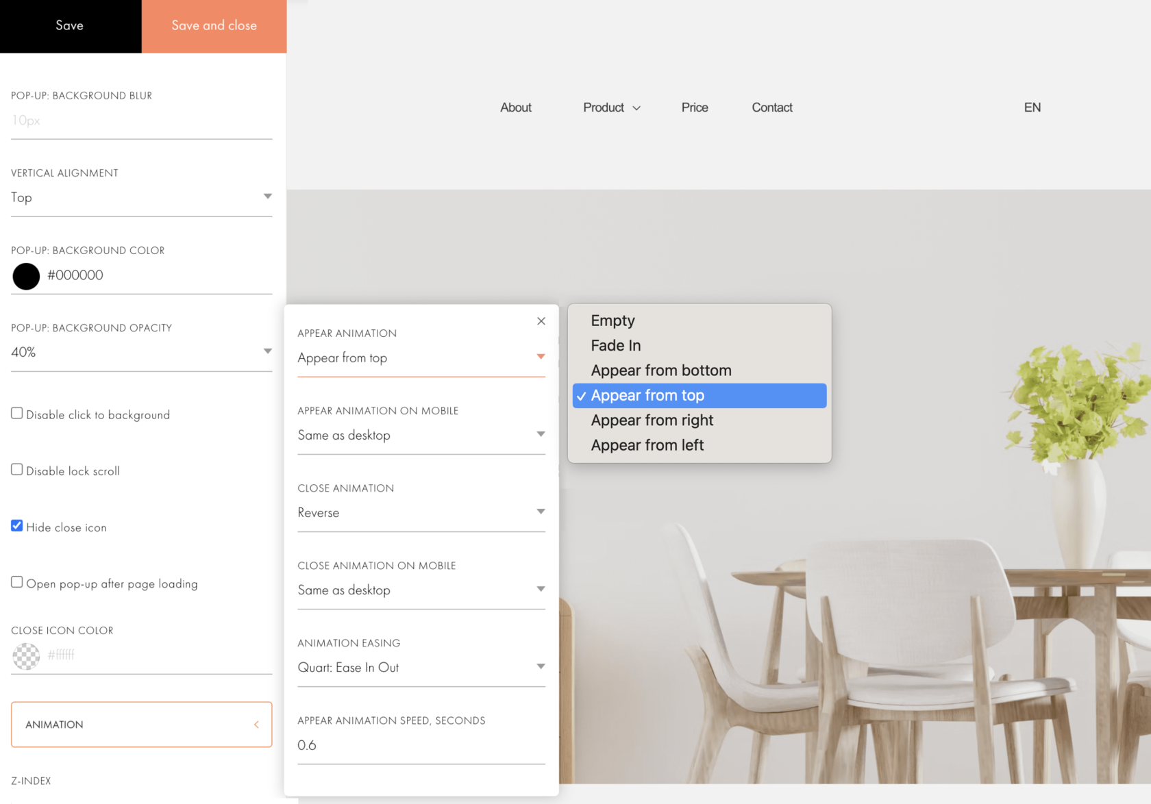 Zero Block In Pop-Up: New T1093 Block In The Tilda Library