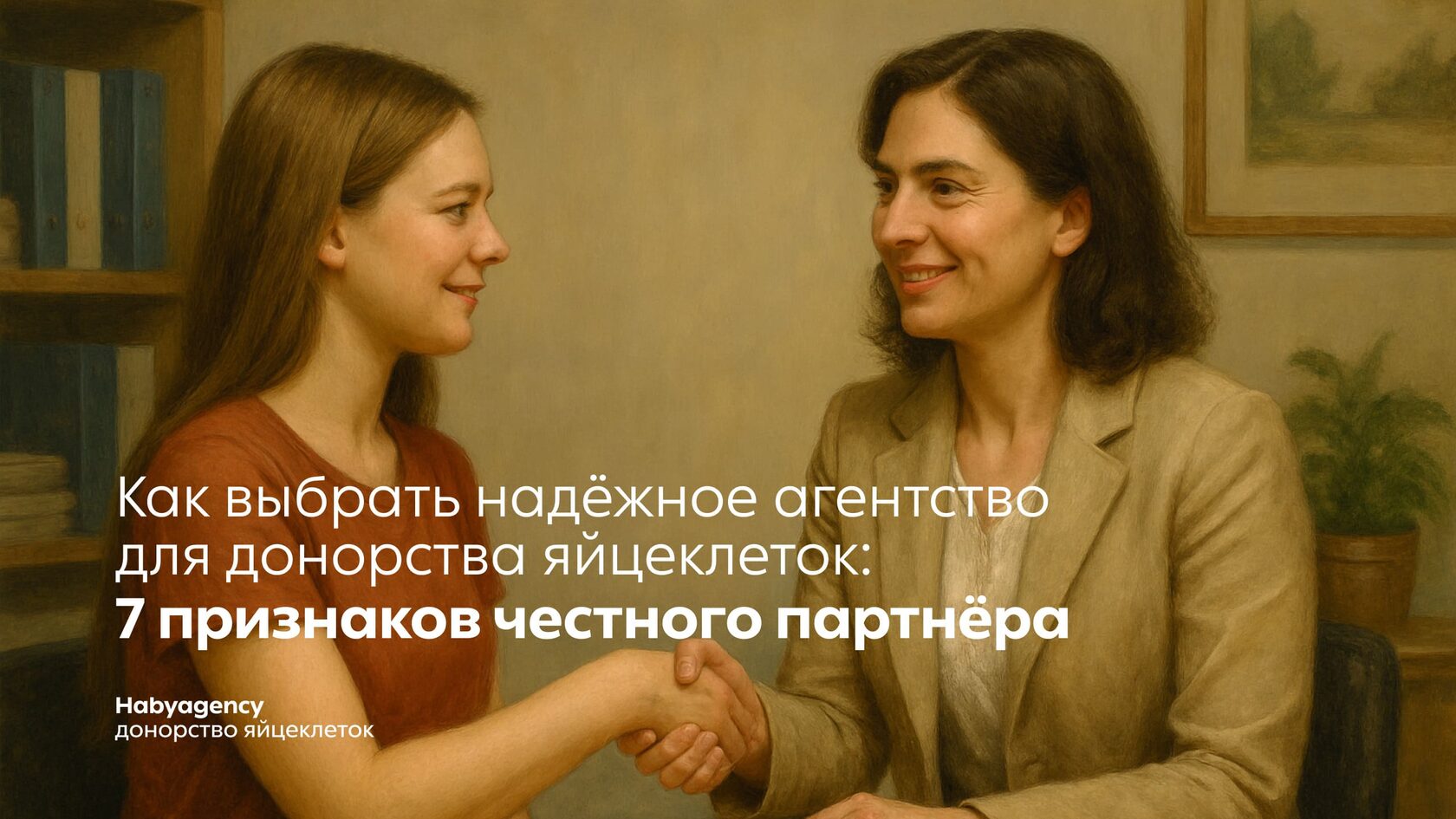 Прозрачные условия договора и финансов в агентстве доноров Haby Agency