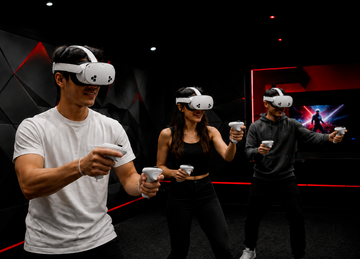 Mobile VR arena