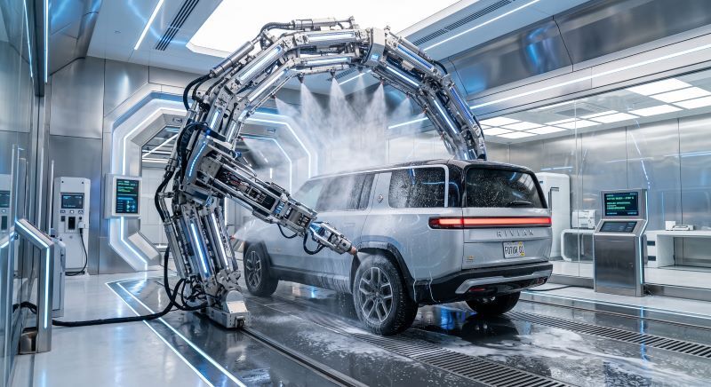 robot moyka carwash robot мойка robotic