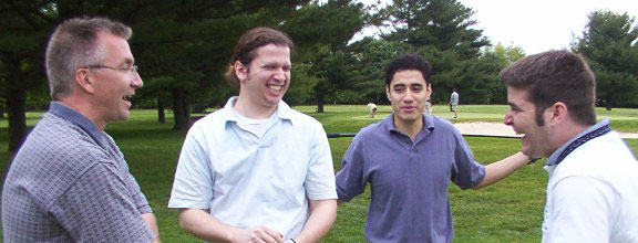 Walter Perry, Tony, Diego Ortega, Mike Curto at Sean Morris Golf Tournament