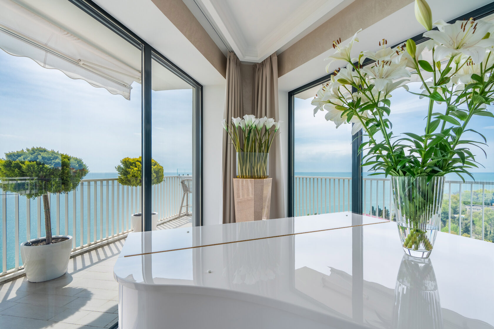 Интерьер пентхаус ЖК Актёр Гэлакси Сочи