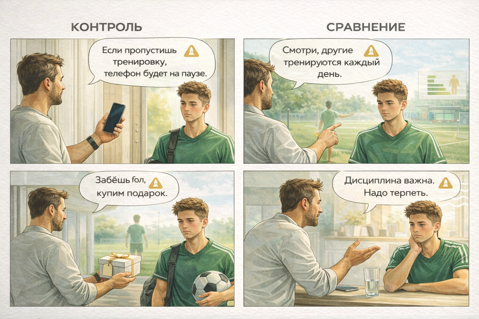 Ошибки при потере мотивации