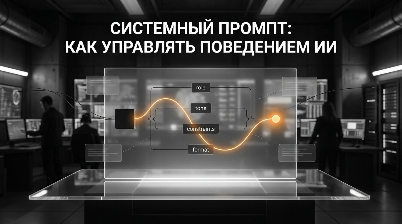 Системный промпт (system prompt): 6 ошибок, которые делают инструкцию бесполезной — и как написать правильно