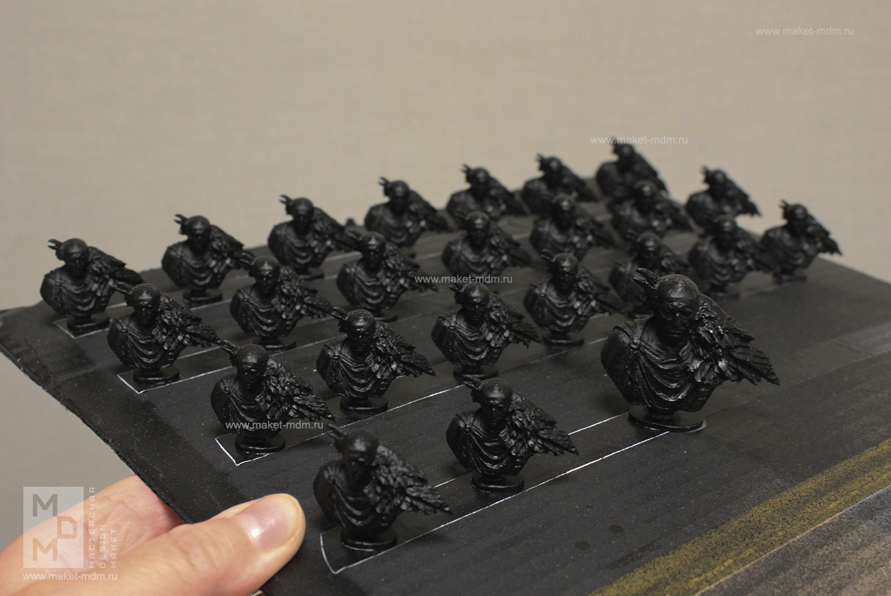 макет декораций к спектаклю Пик Ник Электротеатра Станиславский