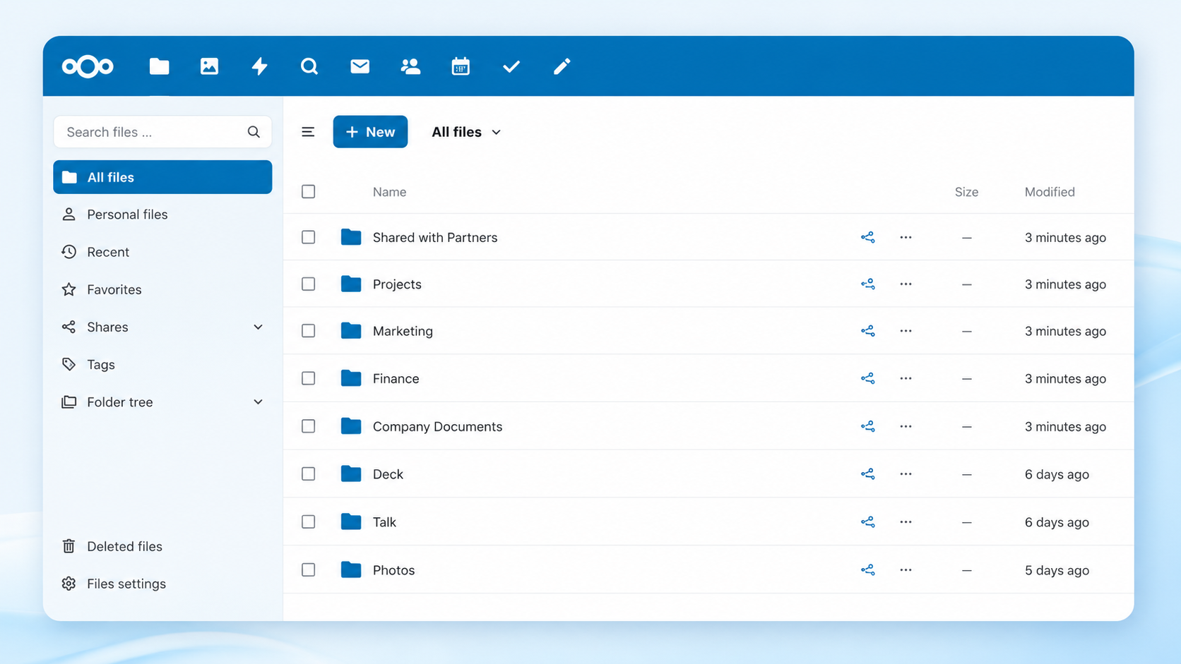 Nextcloud Business Workspace hosted by TAB.DIGITAL as a European alternative to Microsoft 365