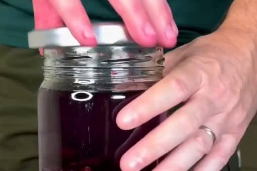 Приготовление настойки на чёрной смородине: шаг 3