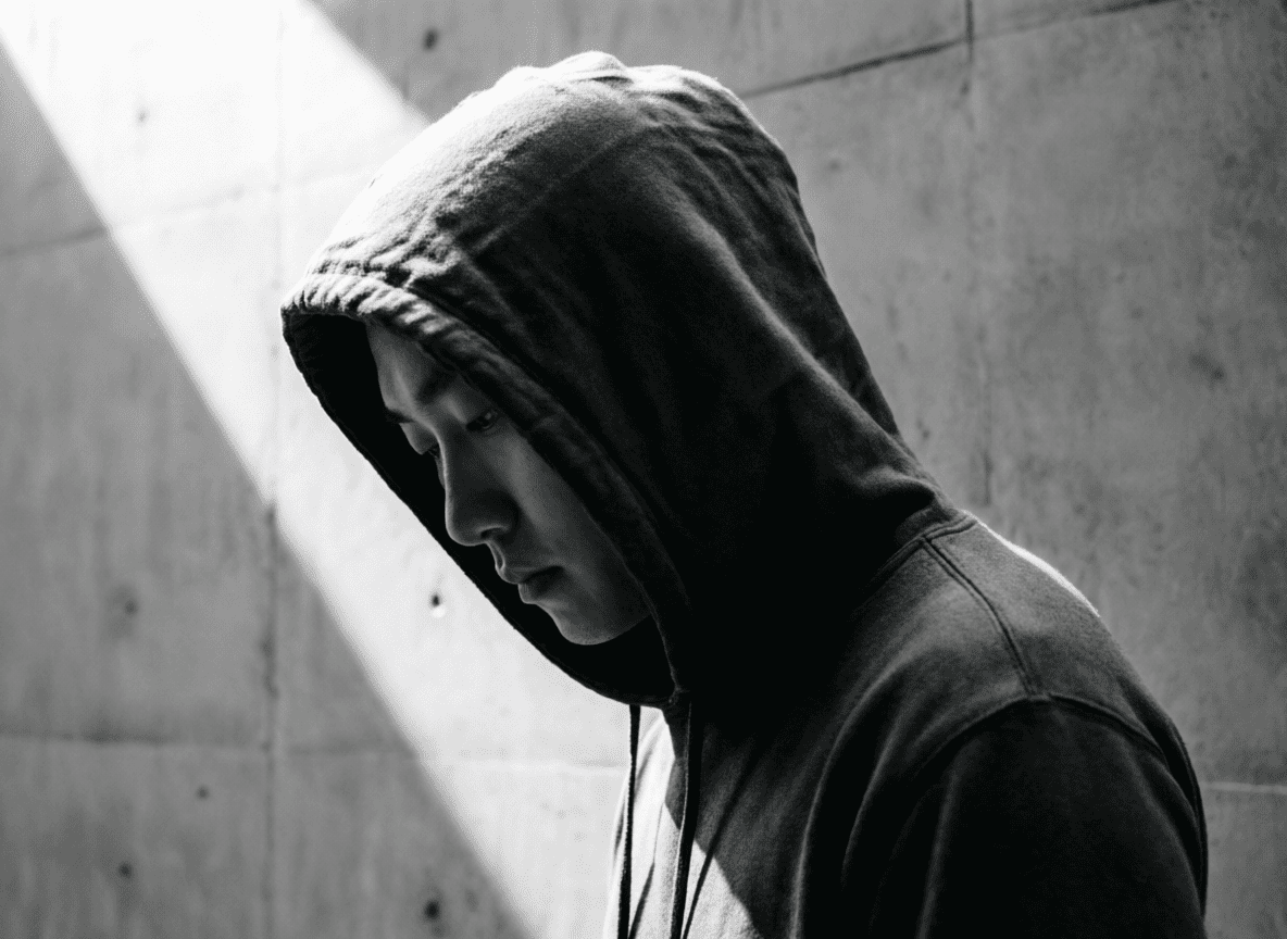 худи с закрытым капюшоном