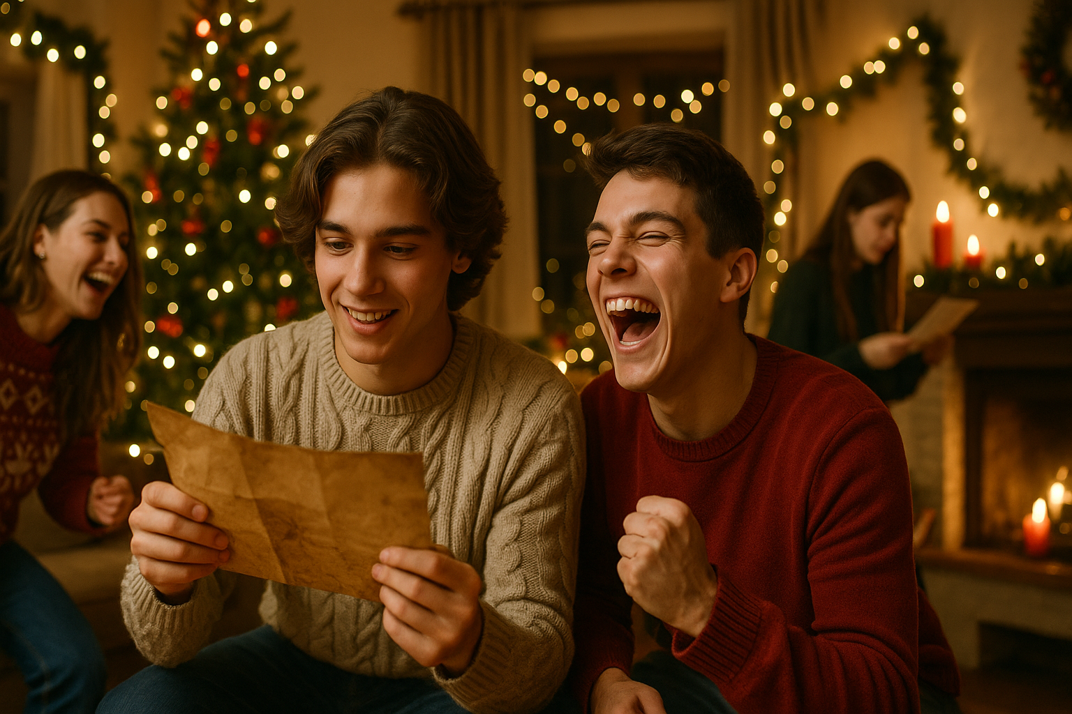 Смешные новогодние конкурсы и квесты