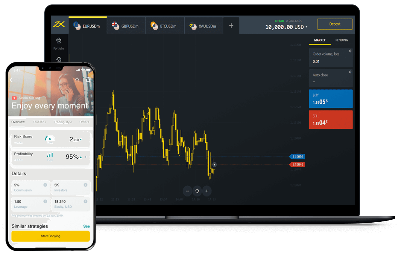 Demostración web de Olymp Trade