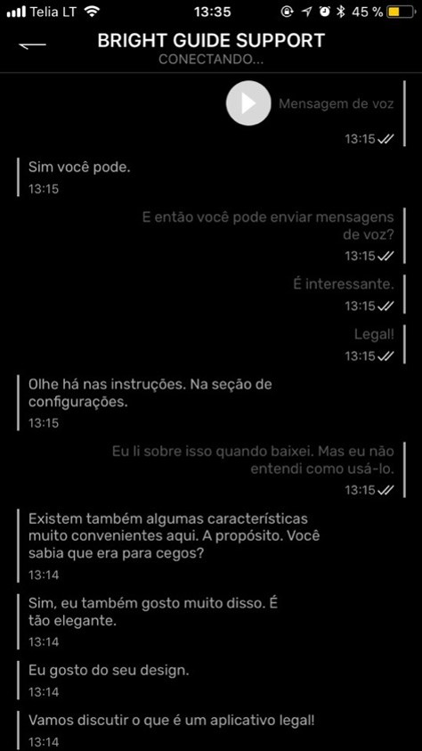 Bright Guide app photo