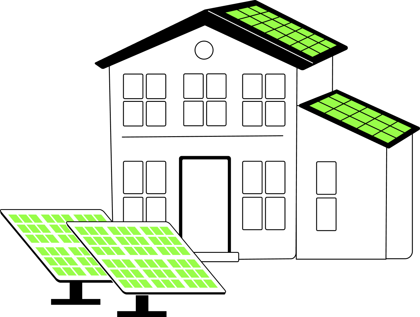 Benefits from the use of solar panels