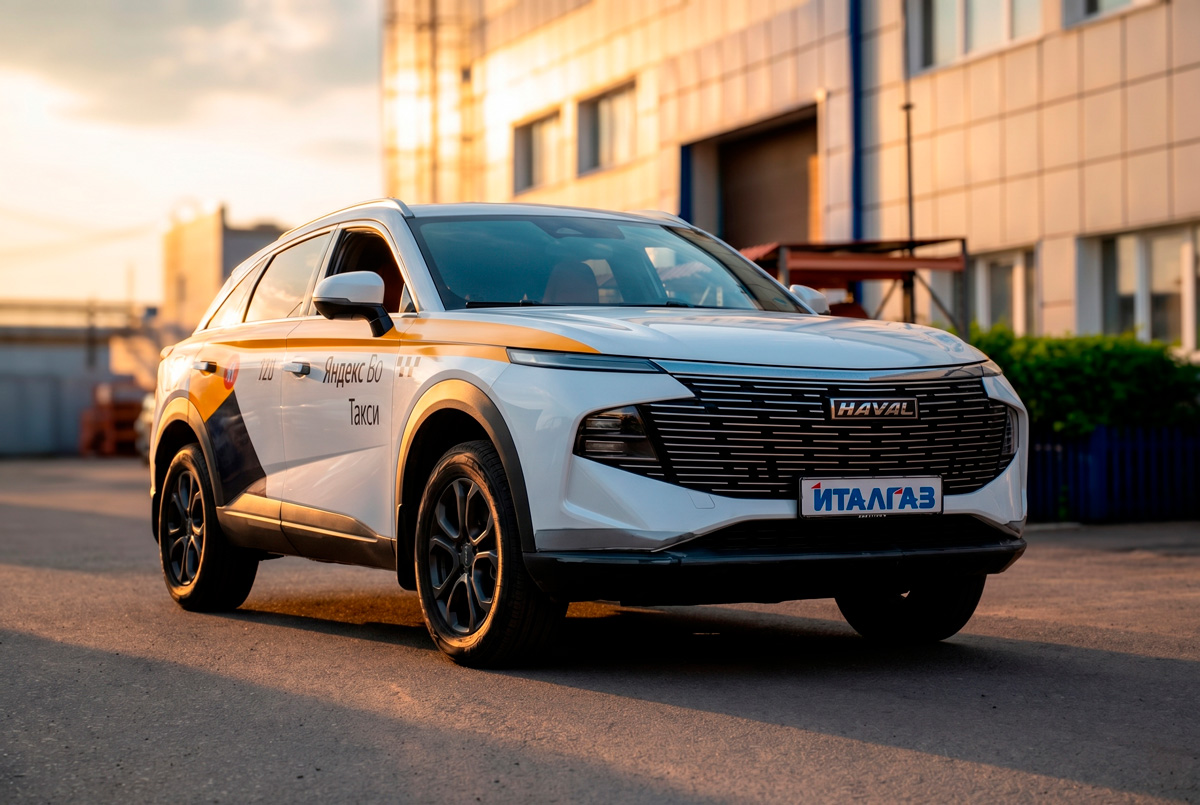 Установка газобаллонного оборудования SAVER DIRECT на автомобиль Haval F7 2025 года с пропановым баллоном и комплектом компонентов