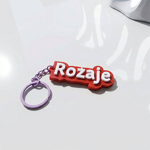 Brendirani suvenirski privjesak sa natpisom Rožaje (Crna Gora)