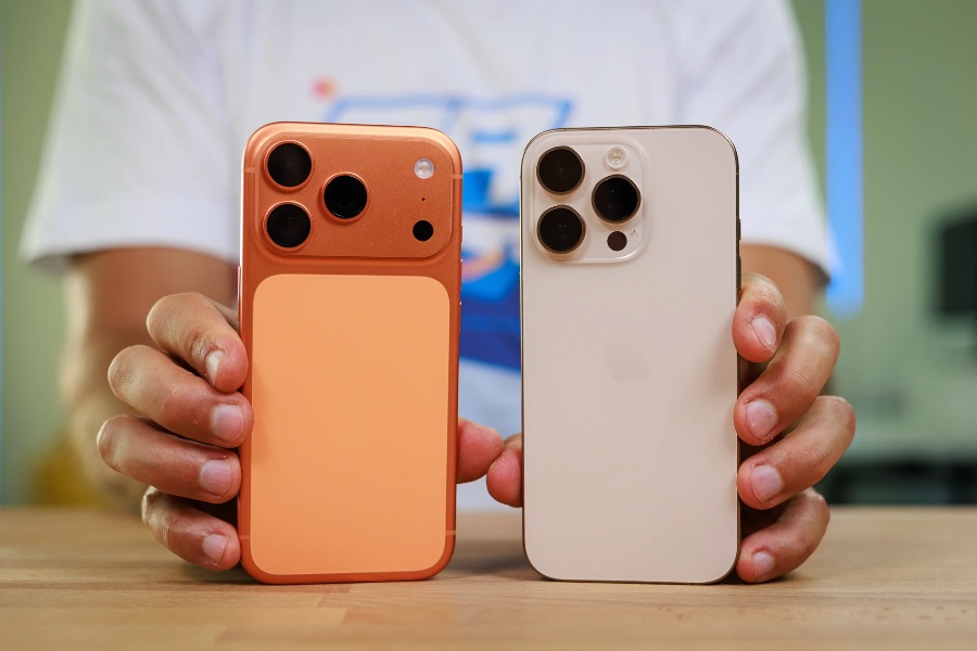 iPhone 17 и 16 сравнение