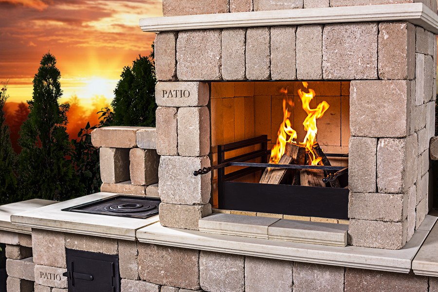 Барбекю комплекс Grande | Grande барбекю из камня в Москве