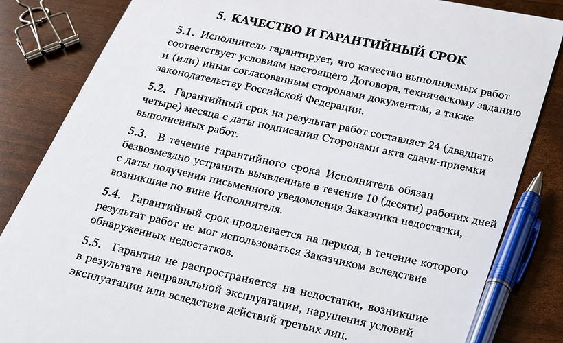 Гарантийный срок
