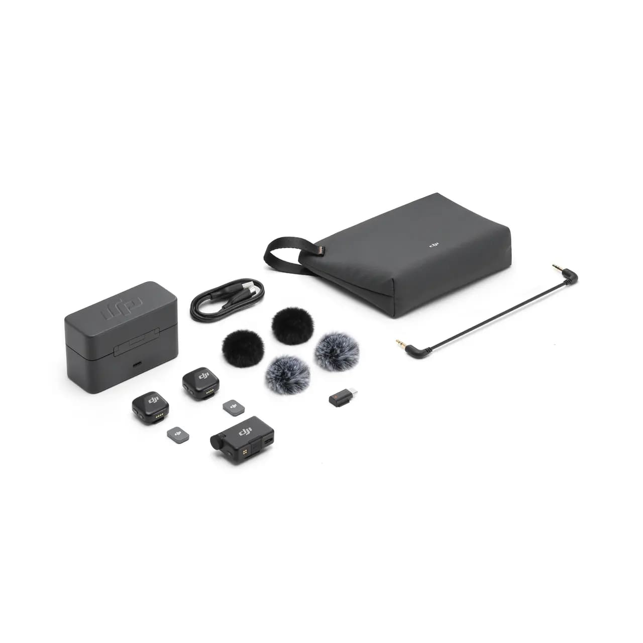 Купить мини микрофон DJI Mic Mini (2 TX + 1 RX + Зарядный футляр)