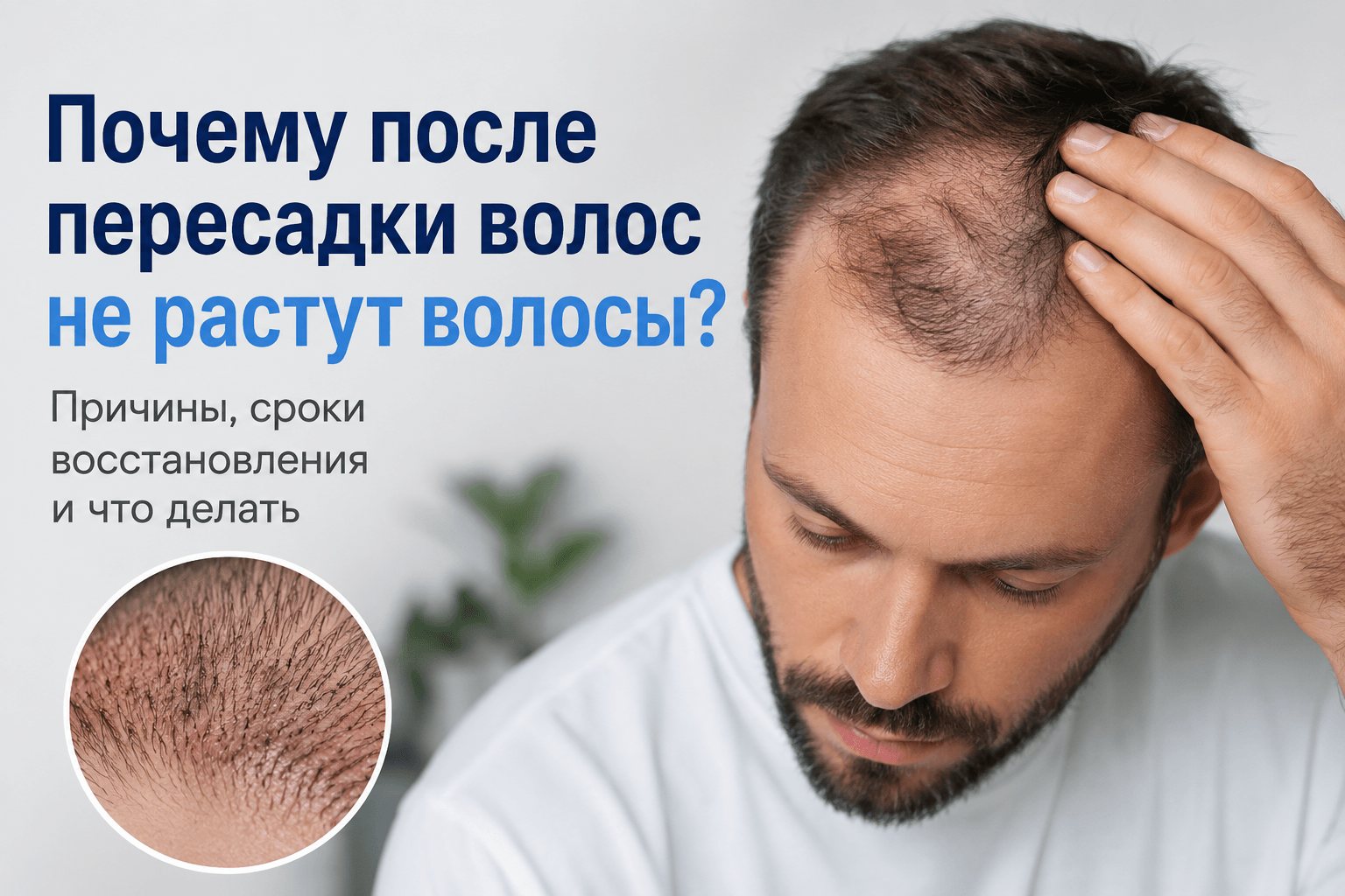 не растут волосы после пересадки