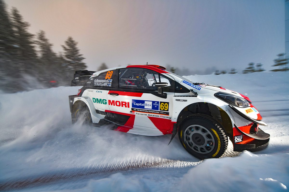 Калле Рованпера и Йонне Халттунен, Toyota Yaris WRC, Arctic Rally Finland 2021