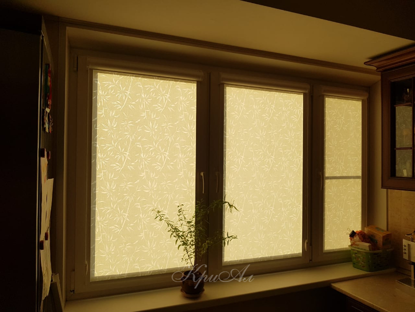 Купить кассетные рулонные шторы UNI и UNI2 на пластиковые окна в Москве ...