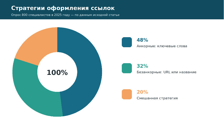 Выбор типа анкоров