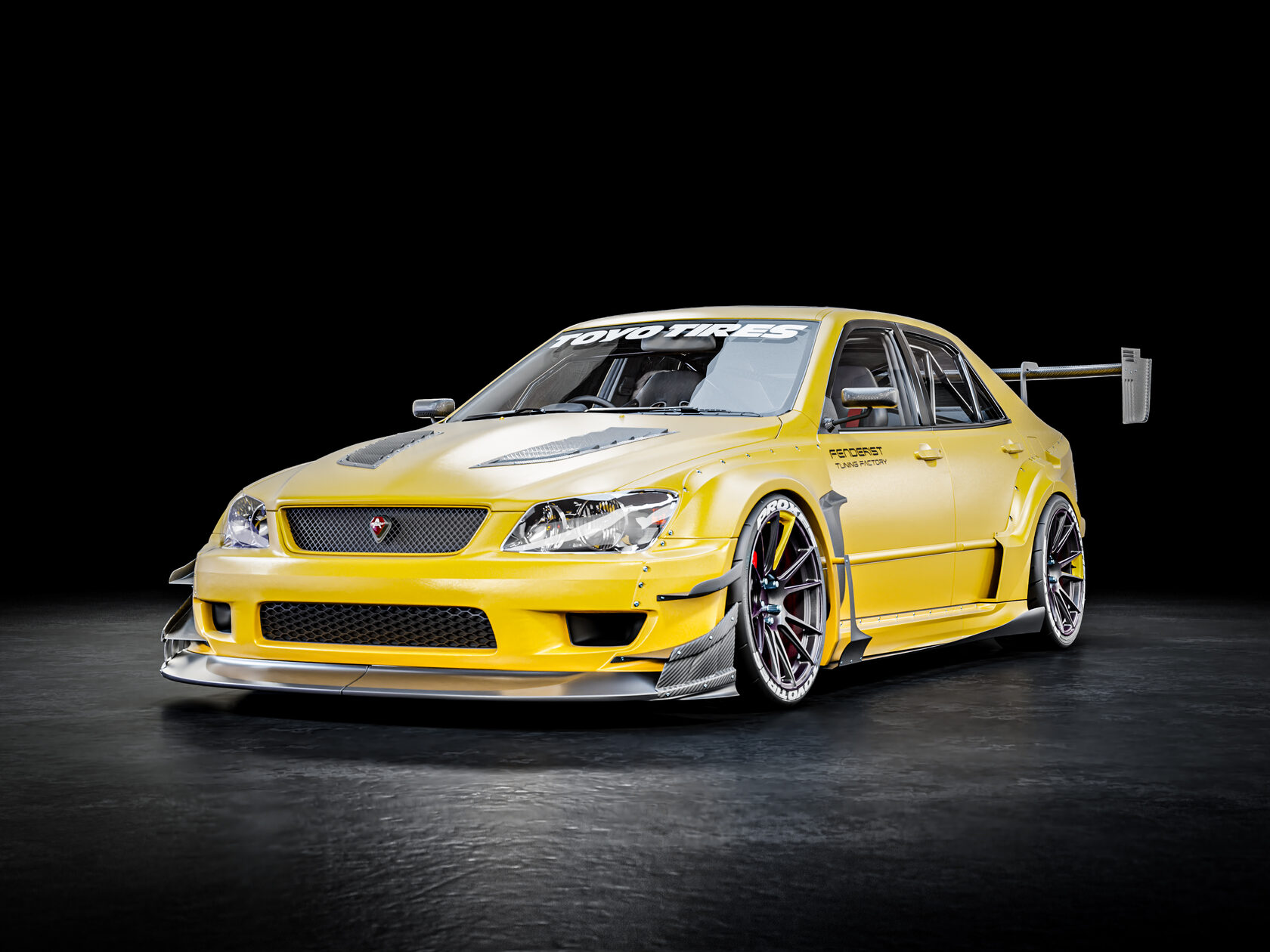 Full FENDERIST SPEC R DRIFT kit / WIDE BODY KIT TOYOTA ALTEZZA / LEXUS