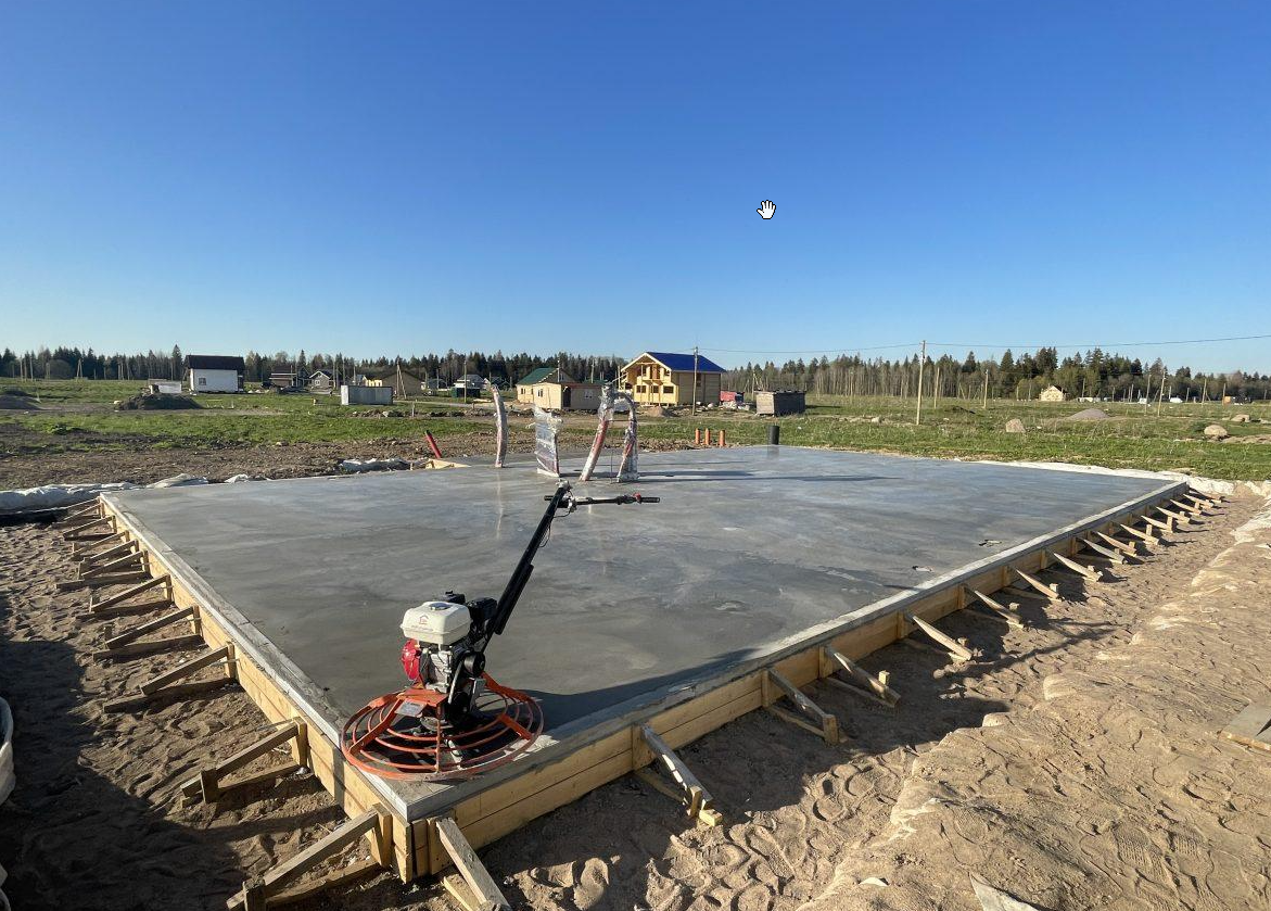 УШП плита для дома 123 метров.