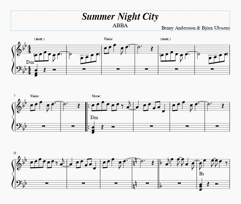 Summer Night City