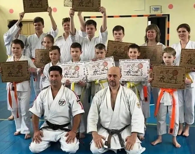 Группа с тренерами