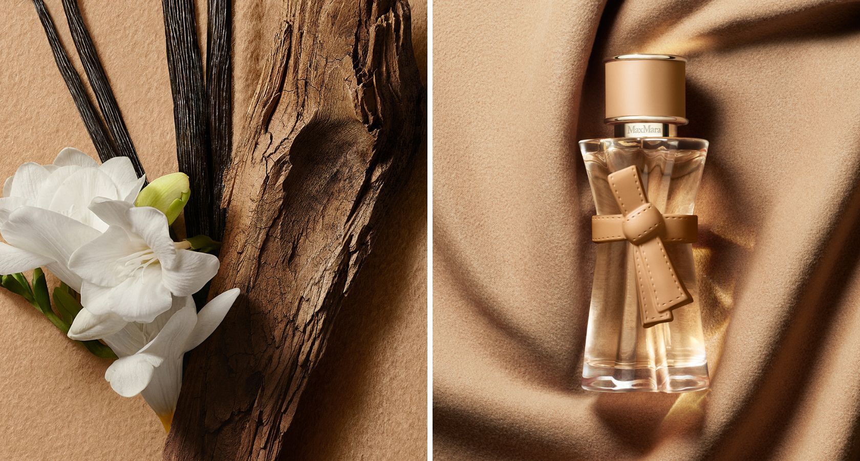 Max Mara Le Parfum до андалово и кедрово дърво, обвити от абсолют от тубероза - създава на парфюма