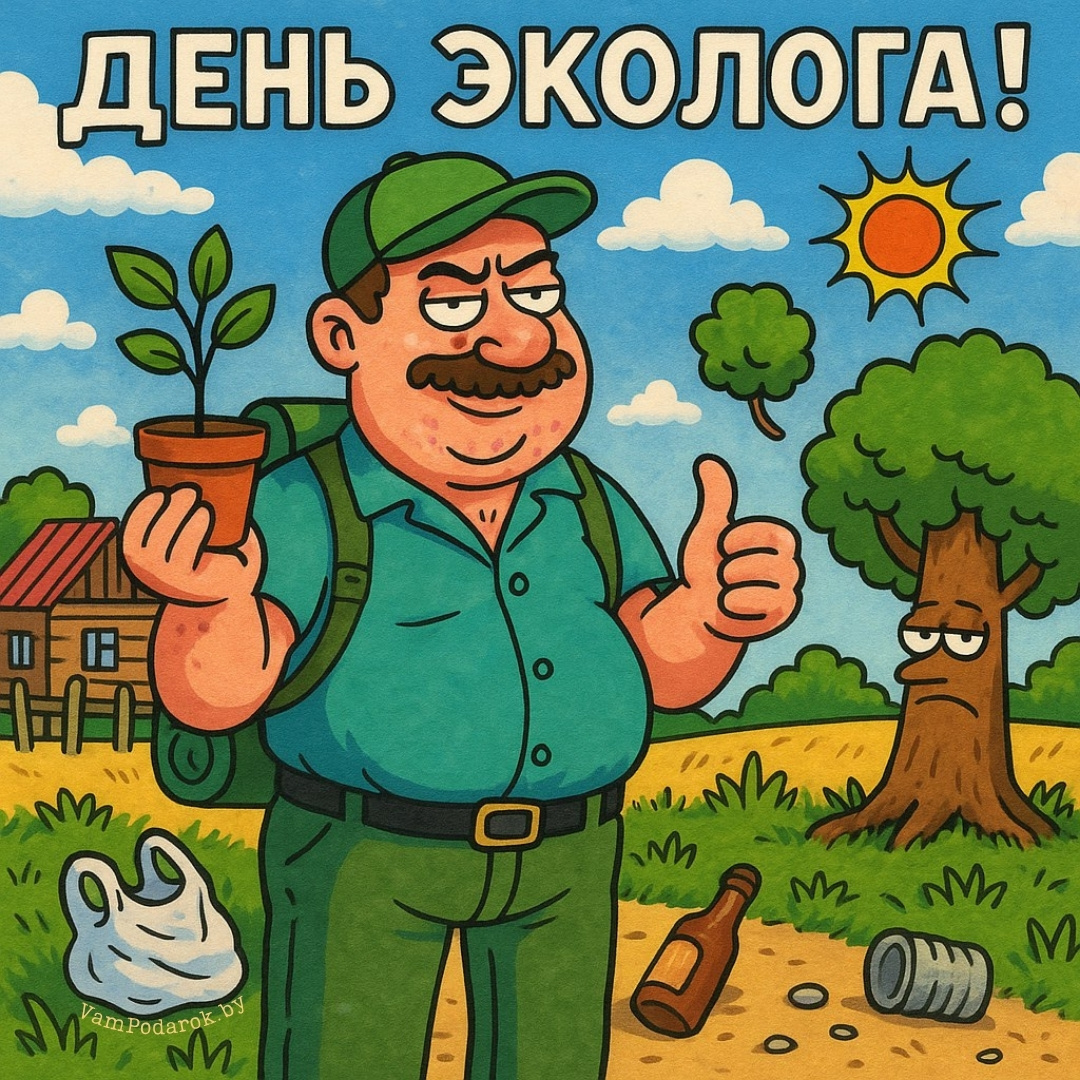 День эколога – открытка