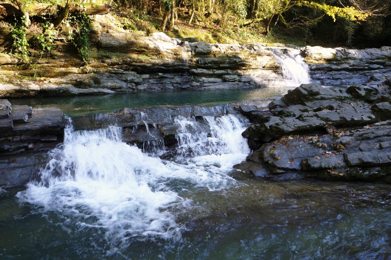 Барановские водопады Сочи