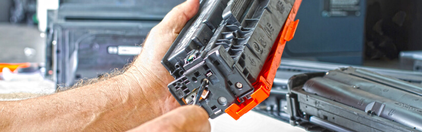 oki заправка картриджа