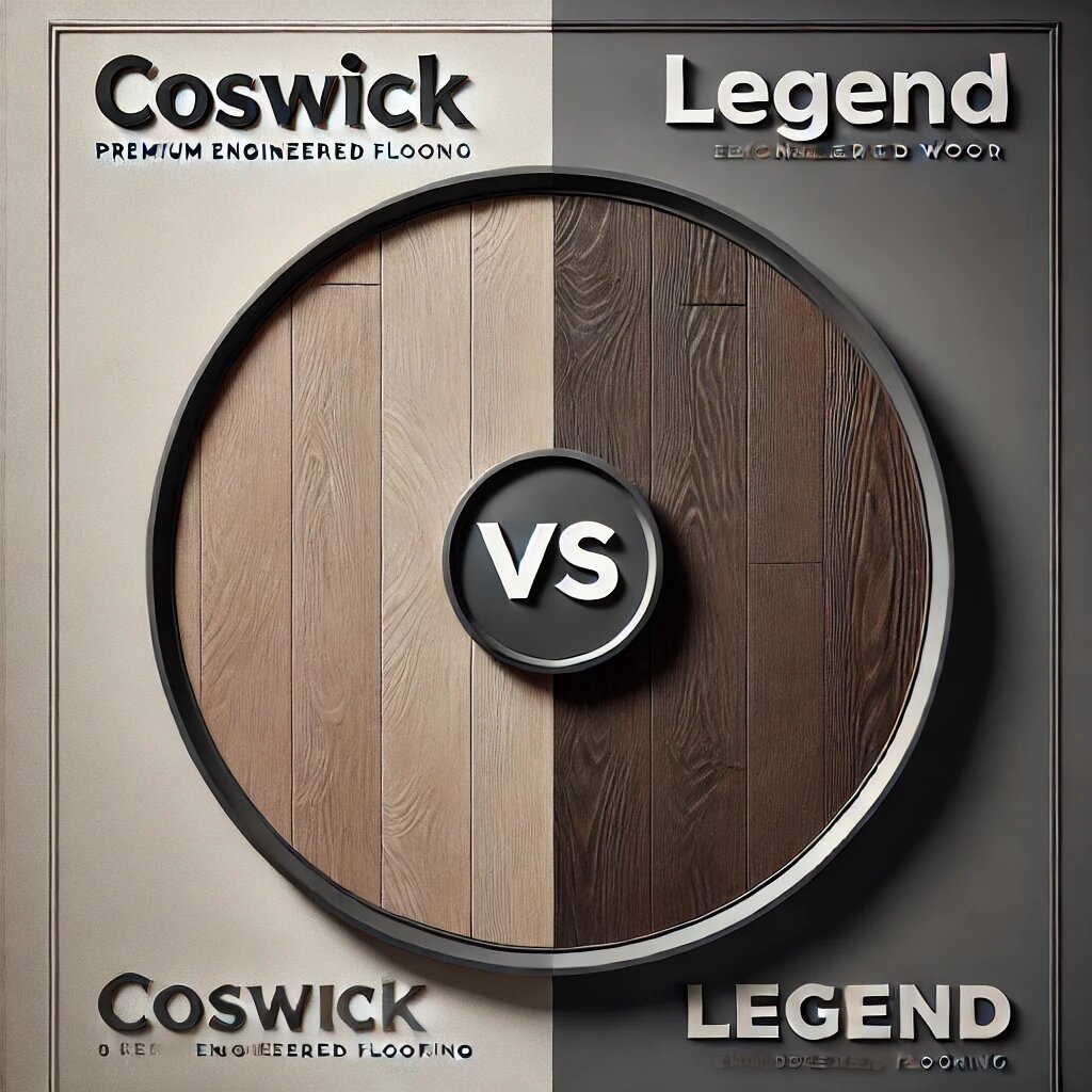 Инженерная доска Coswick и инженерная доска Legend.