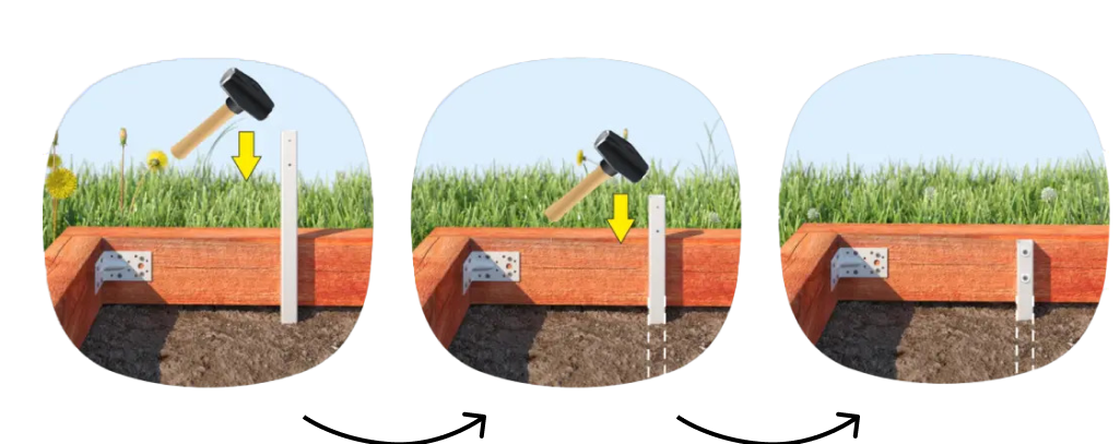 Фундамент из бруса под теплицу