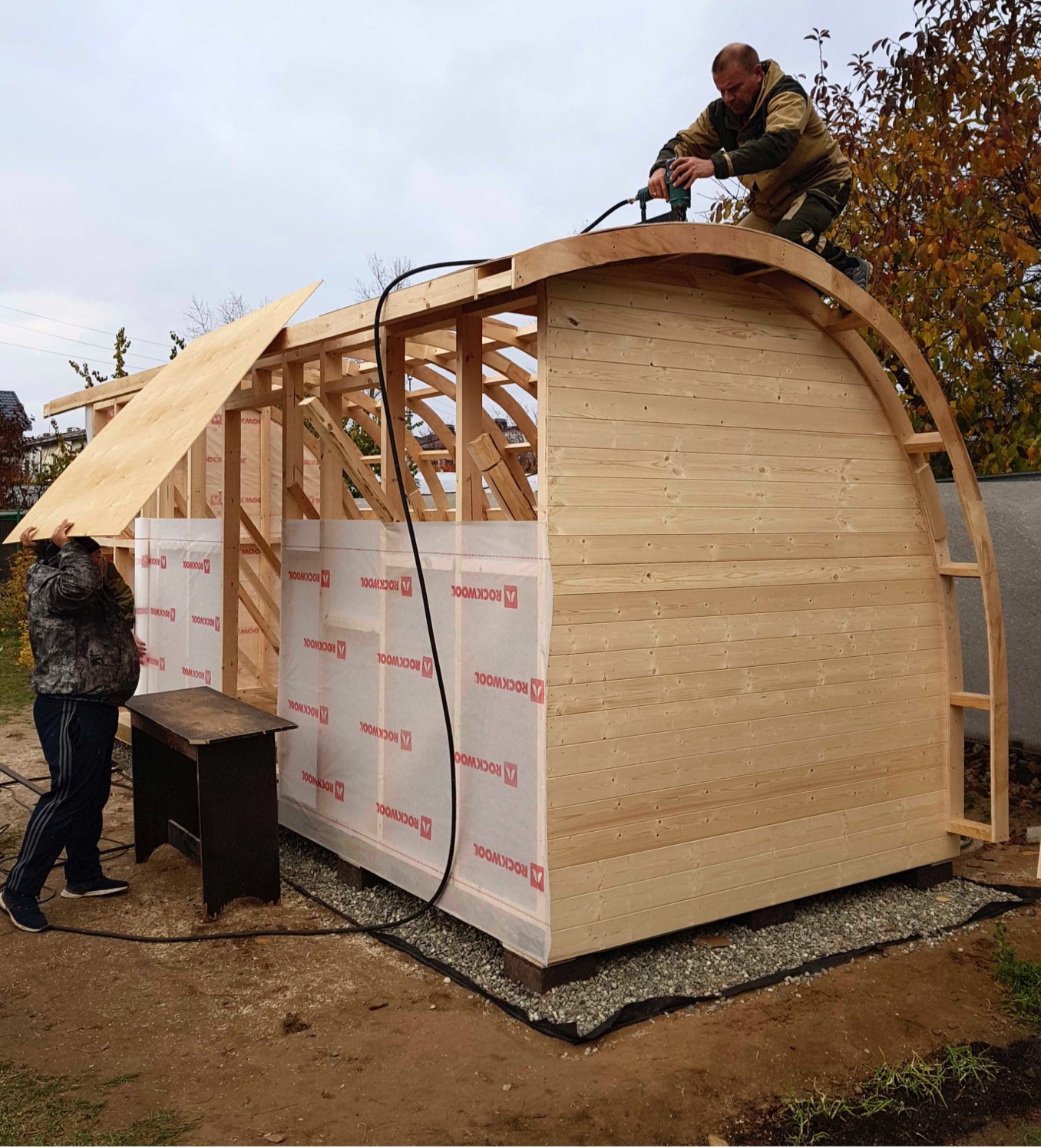 Усть-Лабинске сборный дом баня